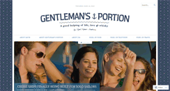 Desktop Screenshot of gentlemansportion.com