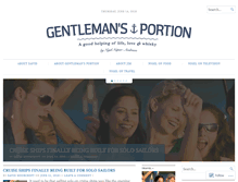 Tablet Screenshot of gentlemansportion.com